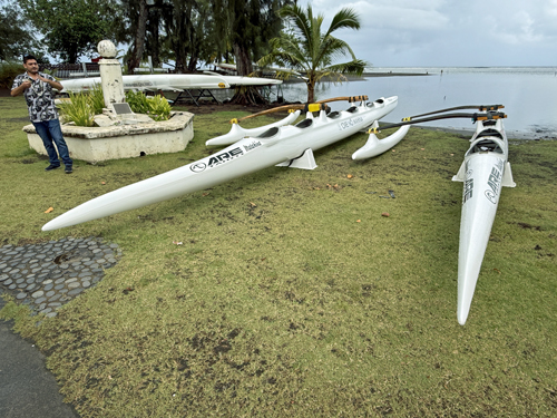 Racing canoes